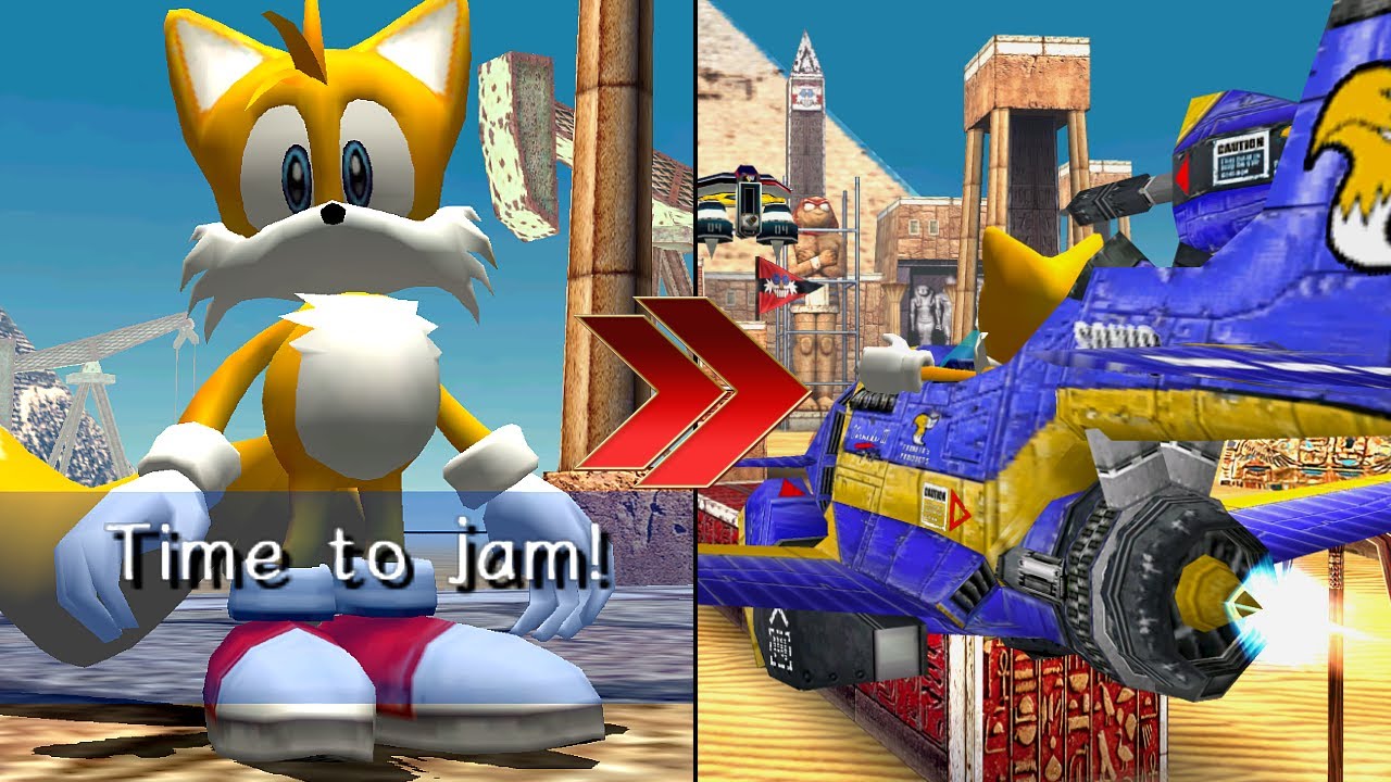 Tails revamped in Sonic Adventure 2! (New Transformations)