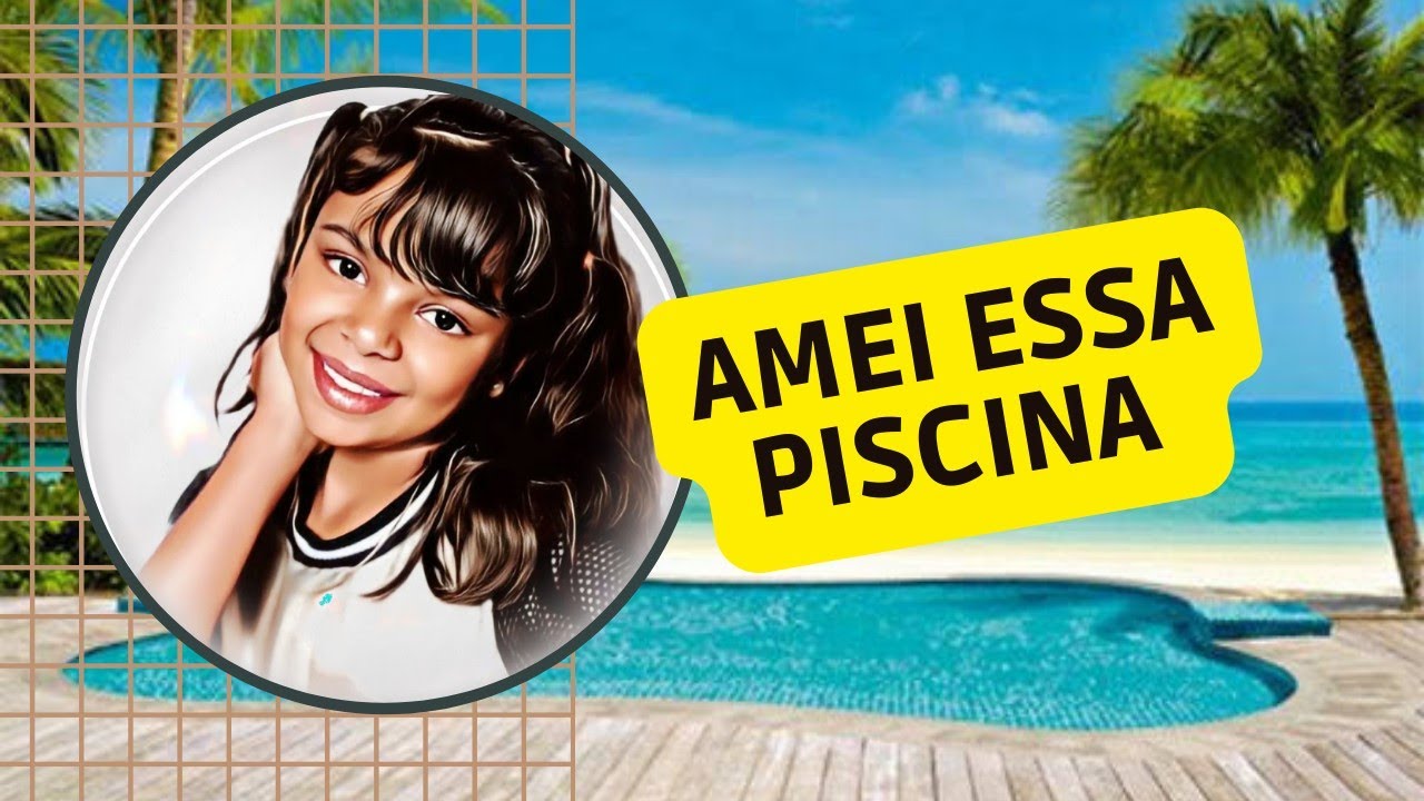 CAI NA PISCINA DO HOTEL #piscina #hotel #infantil  #amigos #divertido