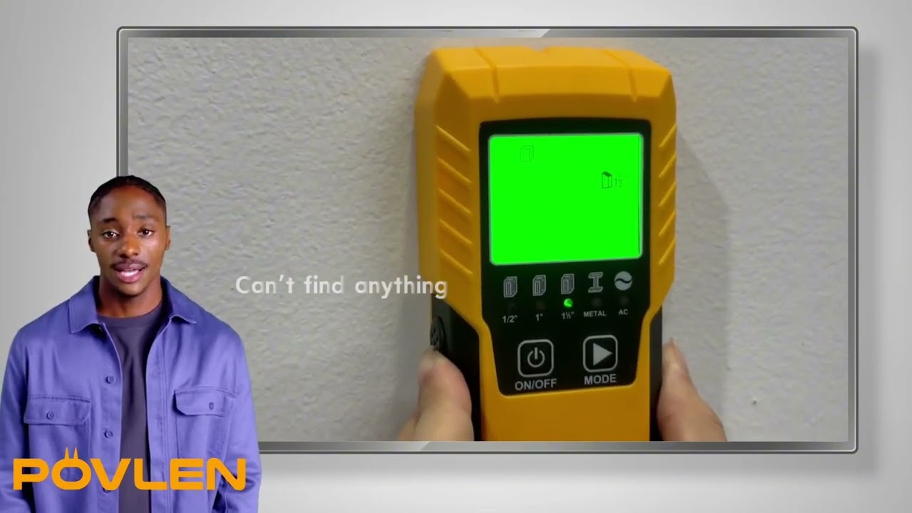 How to use a Povlen Stud Finder - How to find a stud - Best Stud Finder Detector Wall Scanner