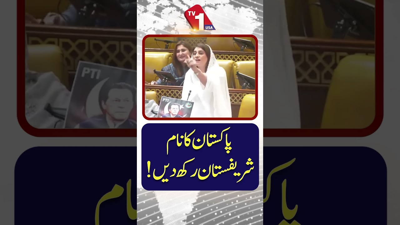 PTI Leader Saima Kanwal | &ldquo;Rename Pakistan to Sharifistan!&rdquo; | TV ONE USA