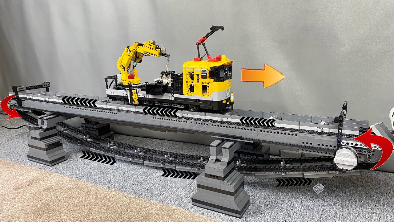 INFINITE Train Track!   Lego Technic