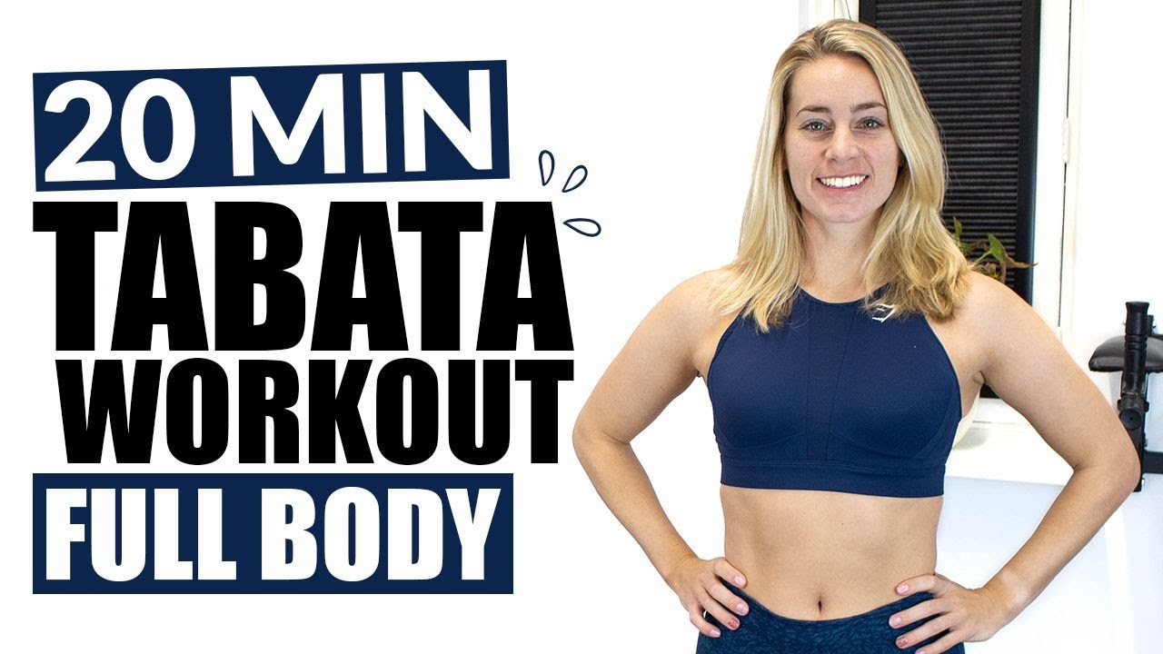 20 min Full Body TABATA Workout 💦 [Intense HIIT]