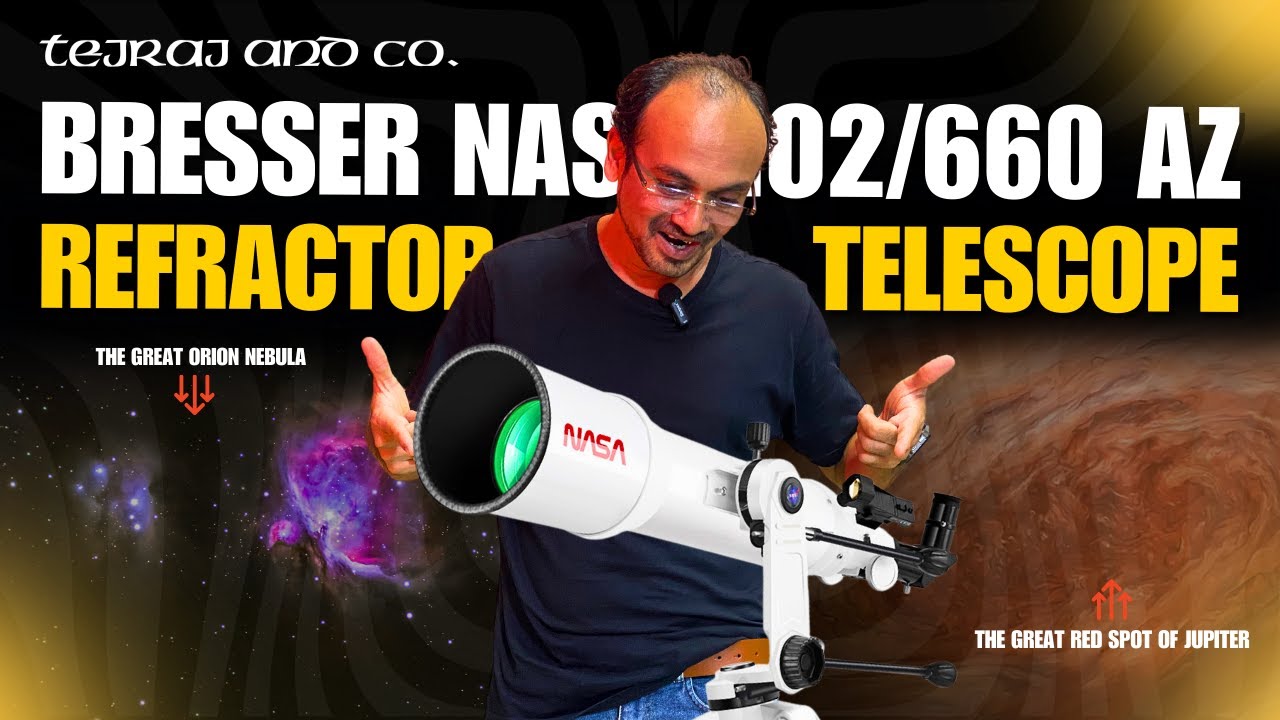 Unboxing Bresser NASA 102/660 AZ Refractor Telescope | Tejraj Telescopes