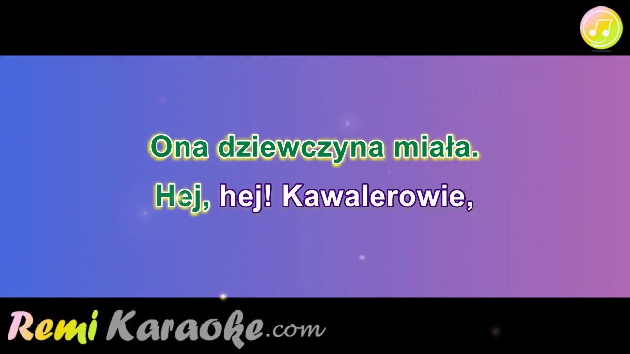 Zawisza - Hej hej kawalerowie (karaoke - RemiKaraoke.com)