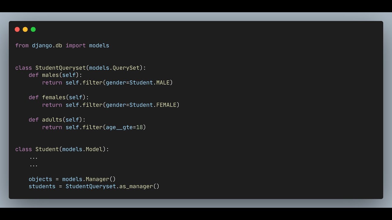 Django QuerySet | Python