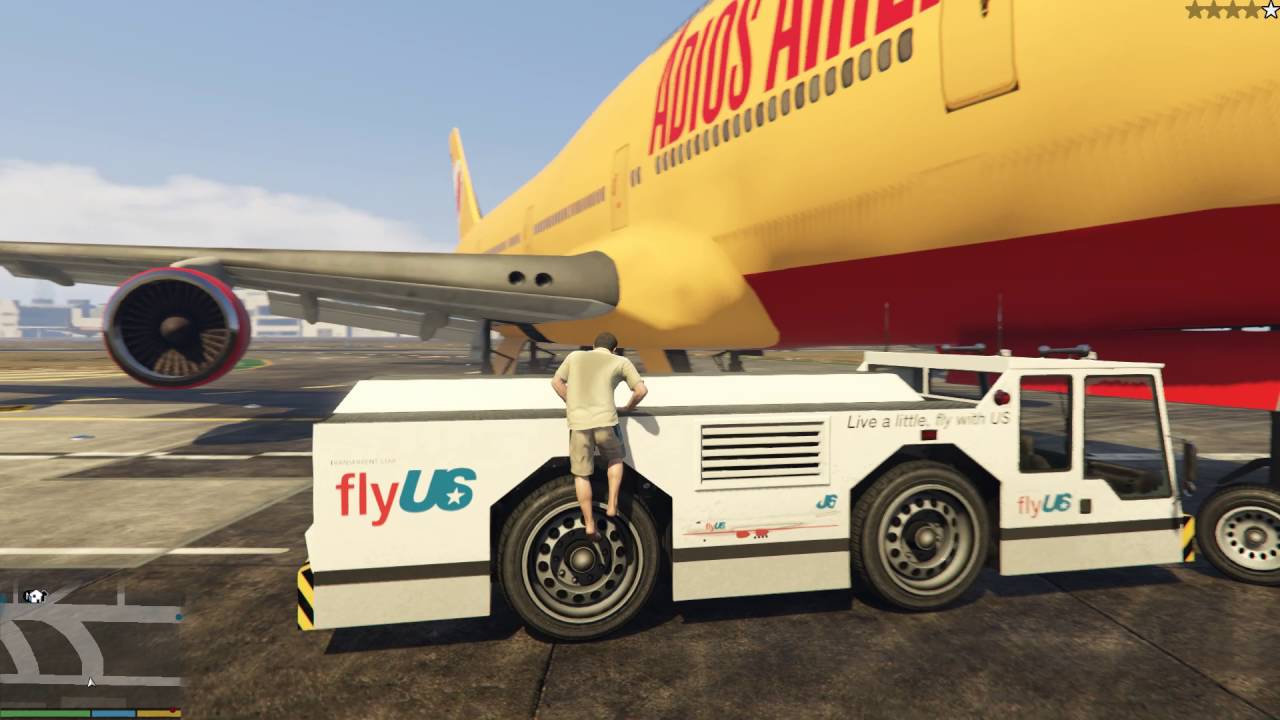 Khám Phá Thế Giới GTA 5 #2 - Mình Vào Sân Bay Cướp Máy Bay Siêu Khủng