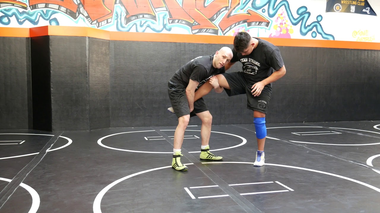 100% success on the single leg takedown - Run the pipe, thy pry, lock it down.