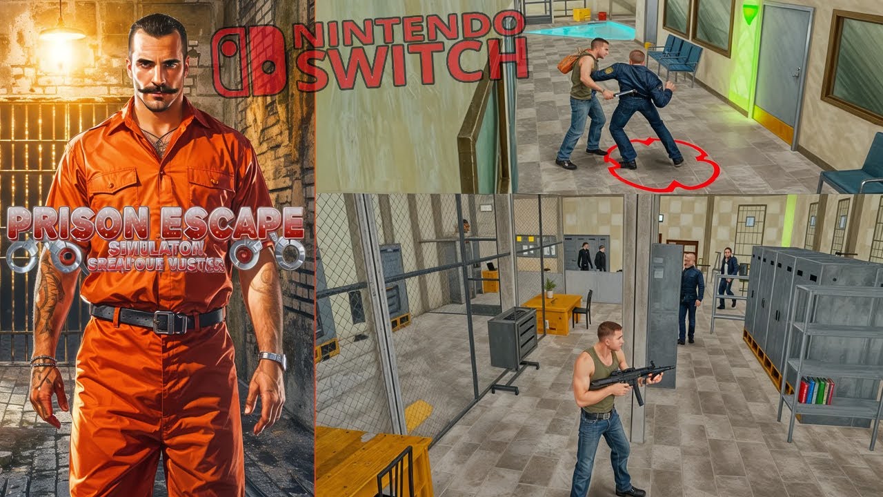 Breaking the Chains | Prison Escape Simulator: Breakout Master - Begin Gameplay Nintendo Switch 4K