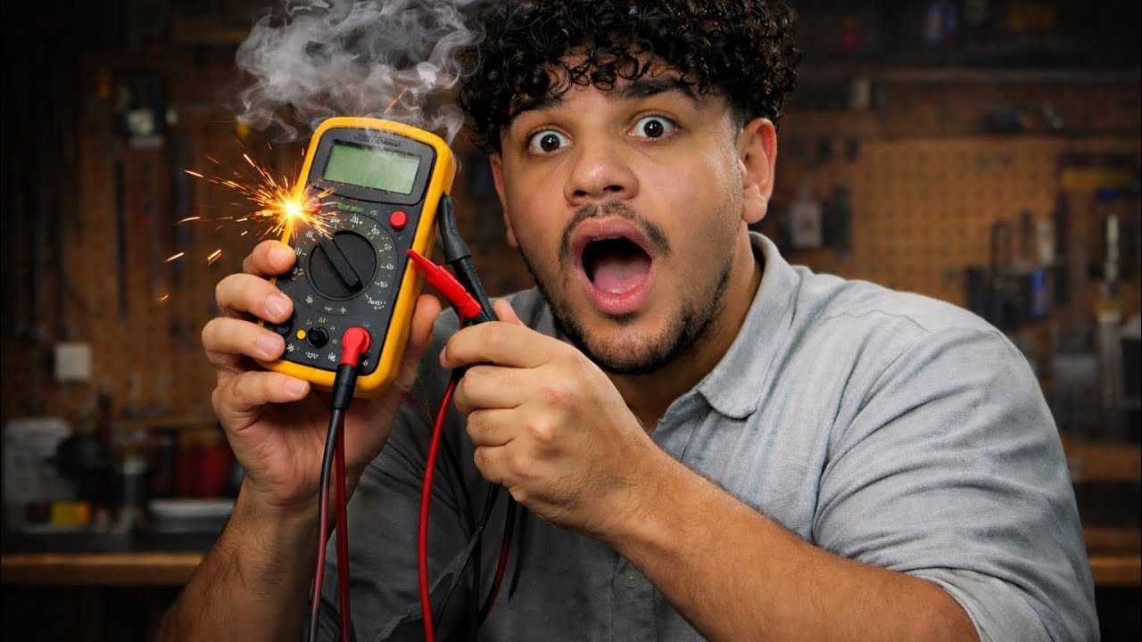 NÃO USE ERRADO O MÚLTIMETRO! APRENDA A USA-LO DE UMA VEZ. 