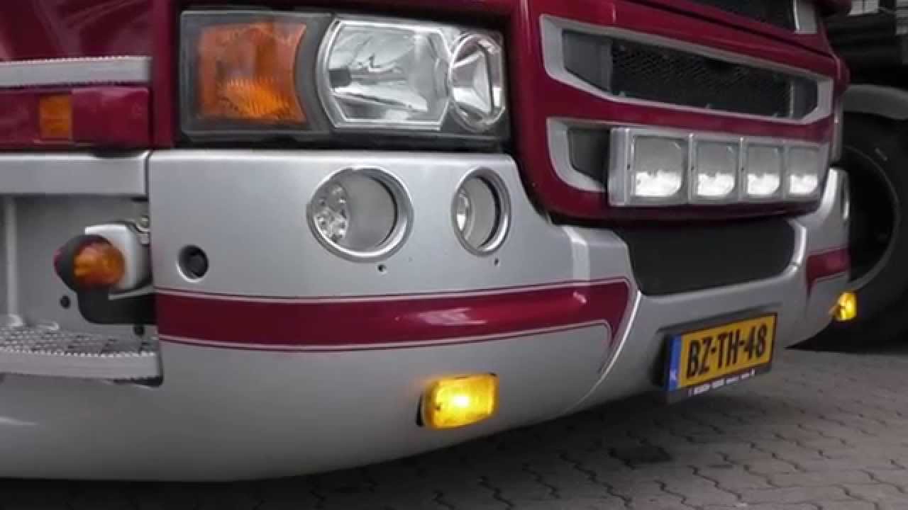 SCANIA R500 V8 Topline M. van der Mei Transport + SOUNDCHECK / INTERIOR [HD]