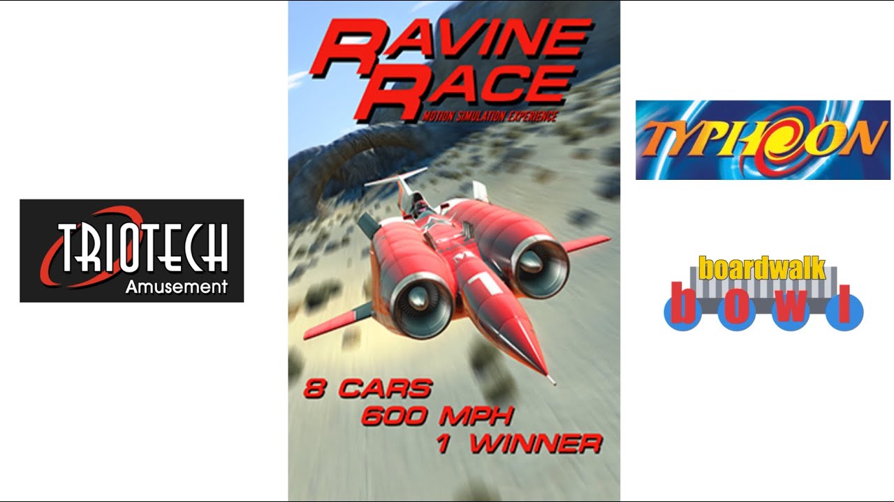 Ravine Racer - Typhoon - Triotech - Boardwalk Bowl Orlando 🏁