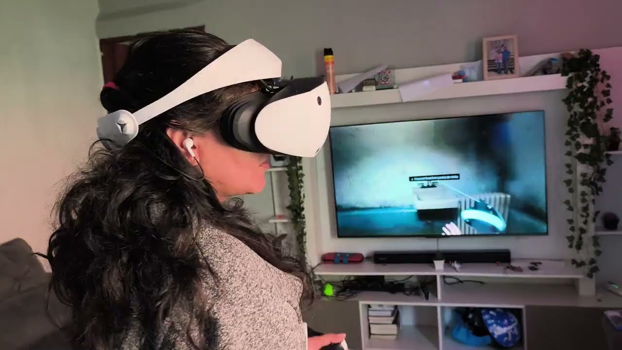 UM POUQUINHO DO TESTE DO VR 2 COM A MINHA ESPOSA