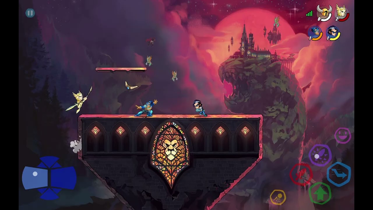 Jugando brawlhalla
