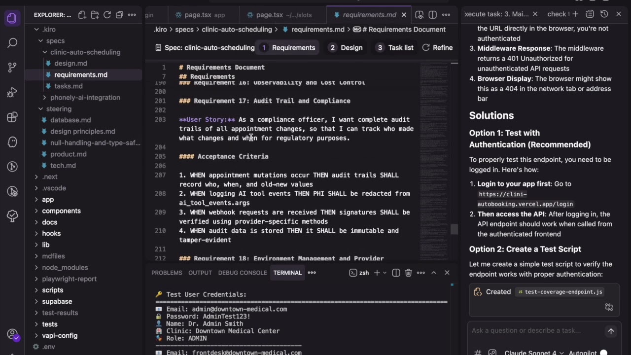 How I Built 24/7 AI Phone Booking for Clinics | No More Missed Appointments! | Kiro Hackathon