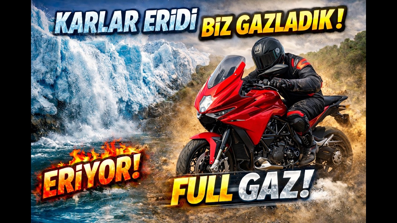 KARLAR ERİDİ MV AGUSTA İLE ÖZLEM GİDERİLDİ :)