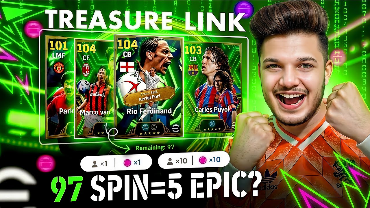 Treasure Link থেকে 97 FREE Spins যেভাবে পাবেন! 🔥 | eFootball 2026