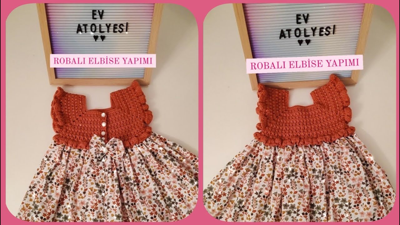 Robalı Elbise Dikimi (Örgülü Elbise Dikimi) EvAtölyesi