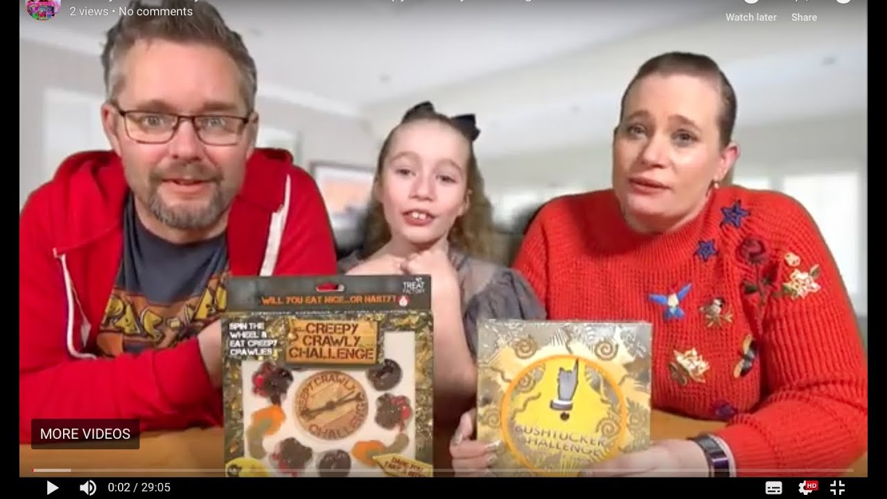 Wacky Wednesday 124 - Bushtucker and Creepy Crawly Challenge