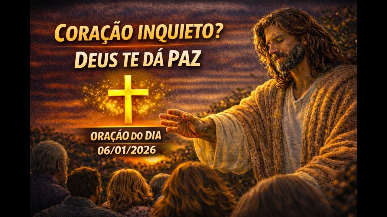 Se seu coração estiver inquieto, aflito? reze comigo agora, Deus te trará paz! oração poderosa.