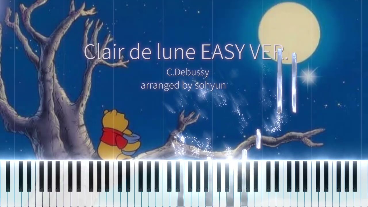 Clair de Lune -Debussy easy piano cover.