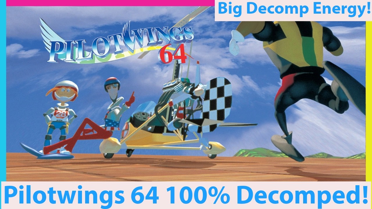 Pilotwings 64 100% Decompiled! PC Port Now Possible