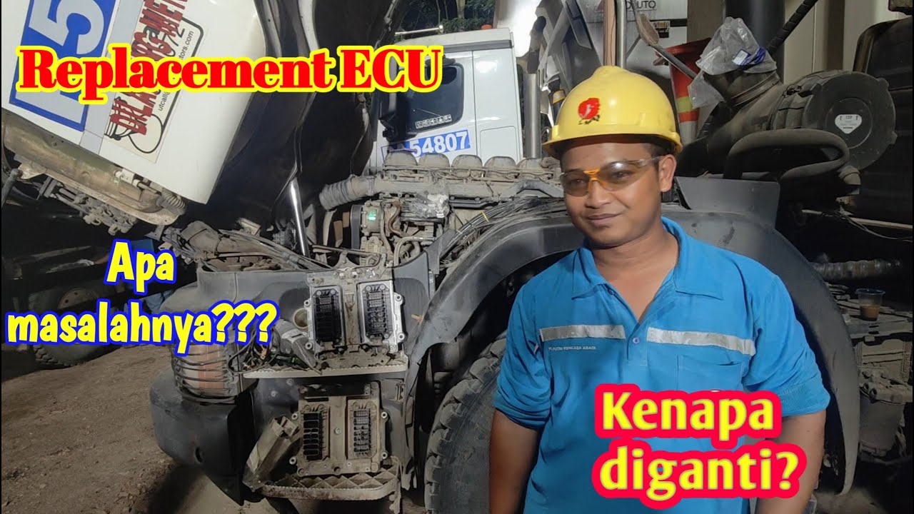 Замена контроллера ЭБУ двигателя грузовика Scania P410