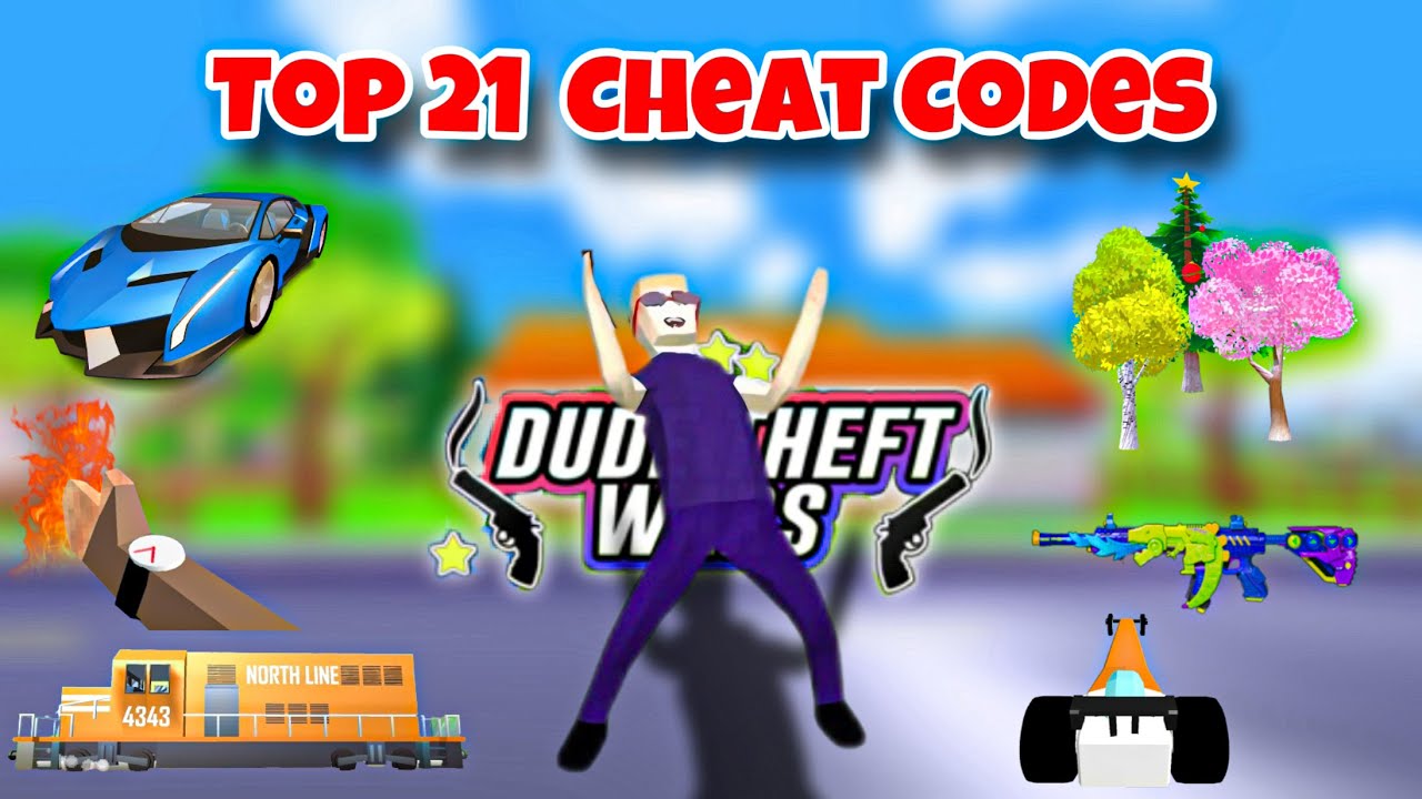 Top 21 cheat codes in dude theft wars | dude theft wars unlimited booster cheat code | CHM JALAL