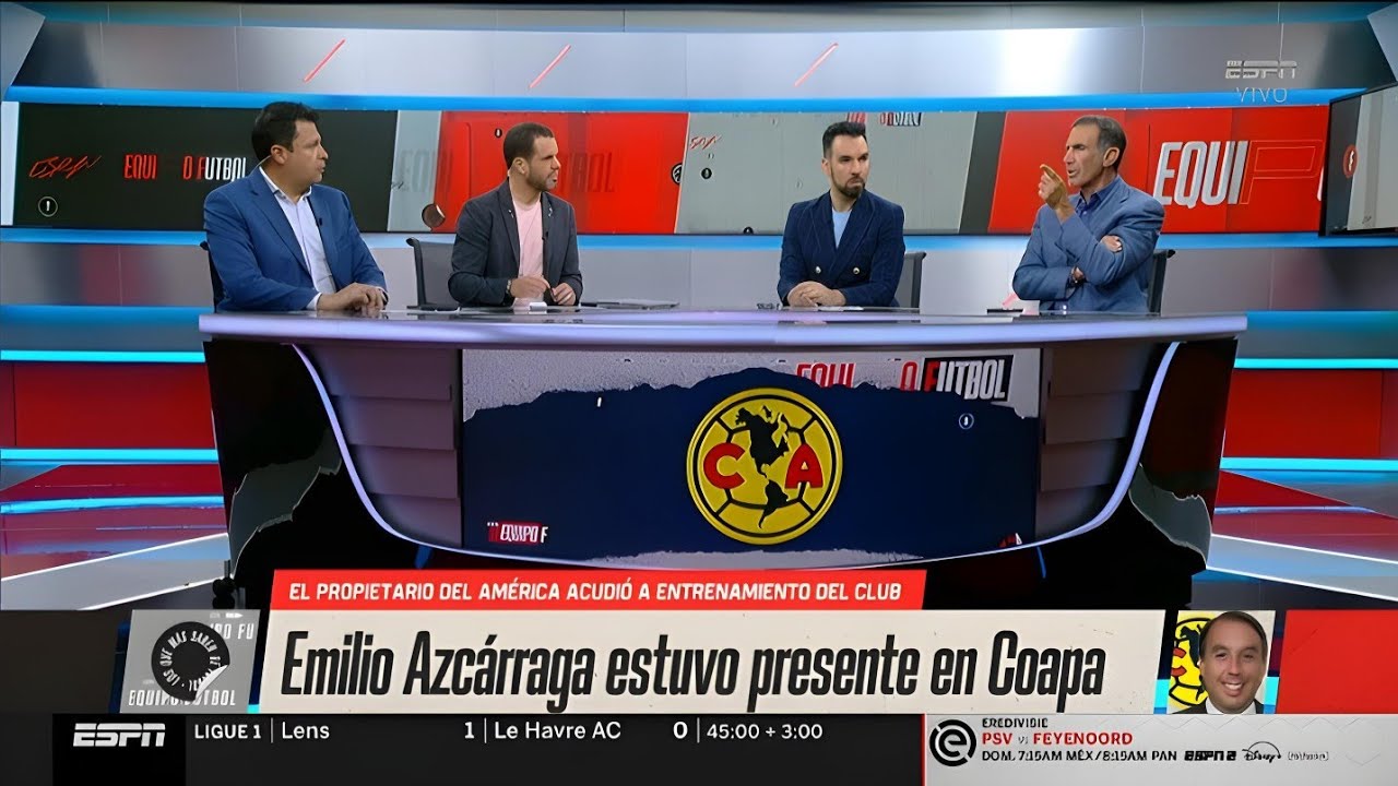 ¡BOMBAZO! 🔥 Emilio Azcárraga estuvo presente en Coapa, América y Colo Colo buscan acuerdo por Dávila