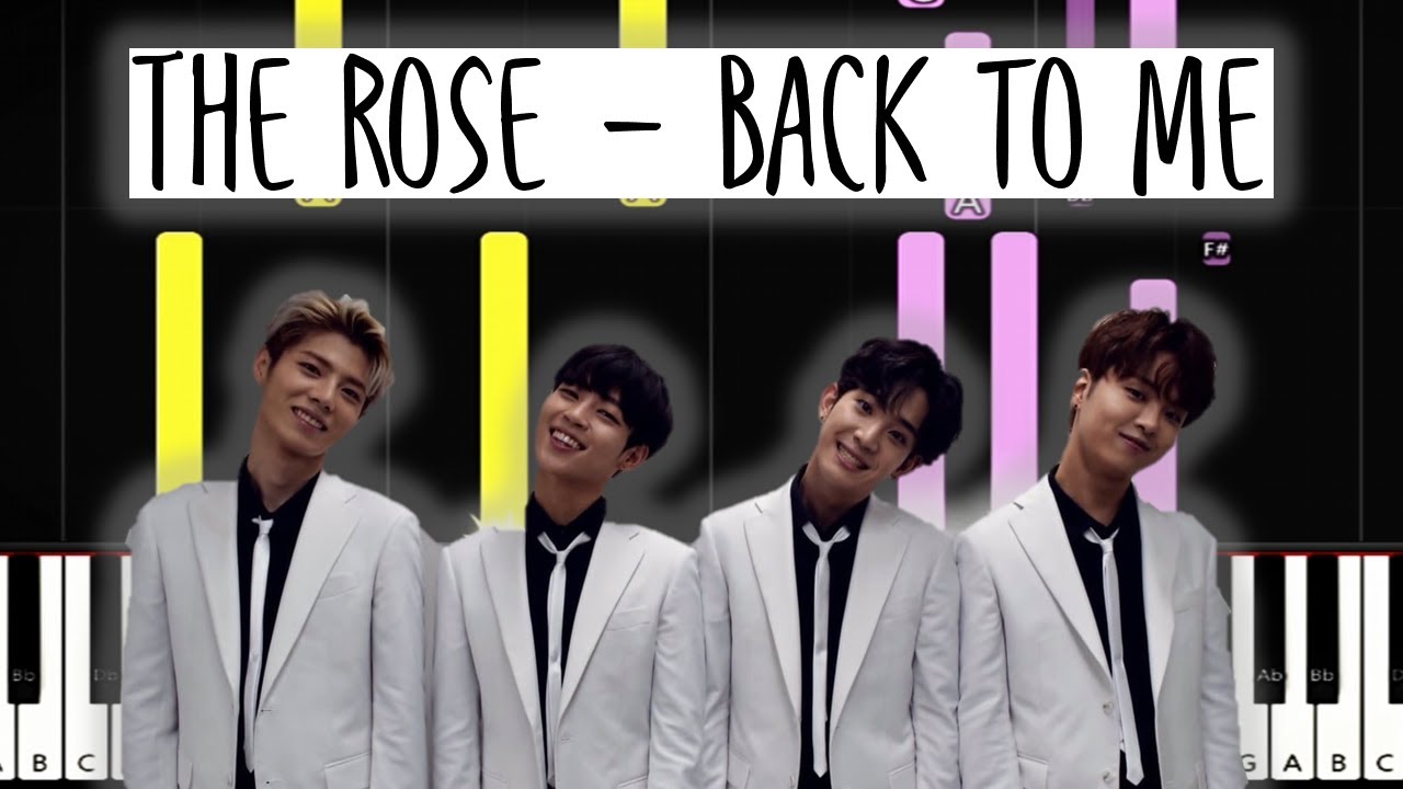 The Rose - Back to me | Cover & Tutorial Piano | Free MIDI & Sheets