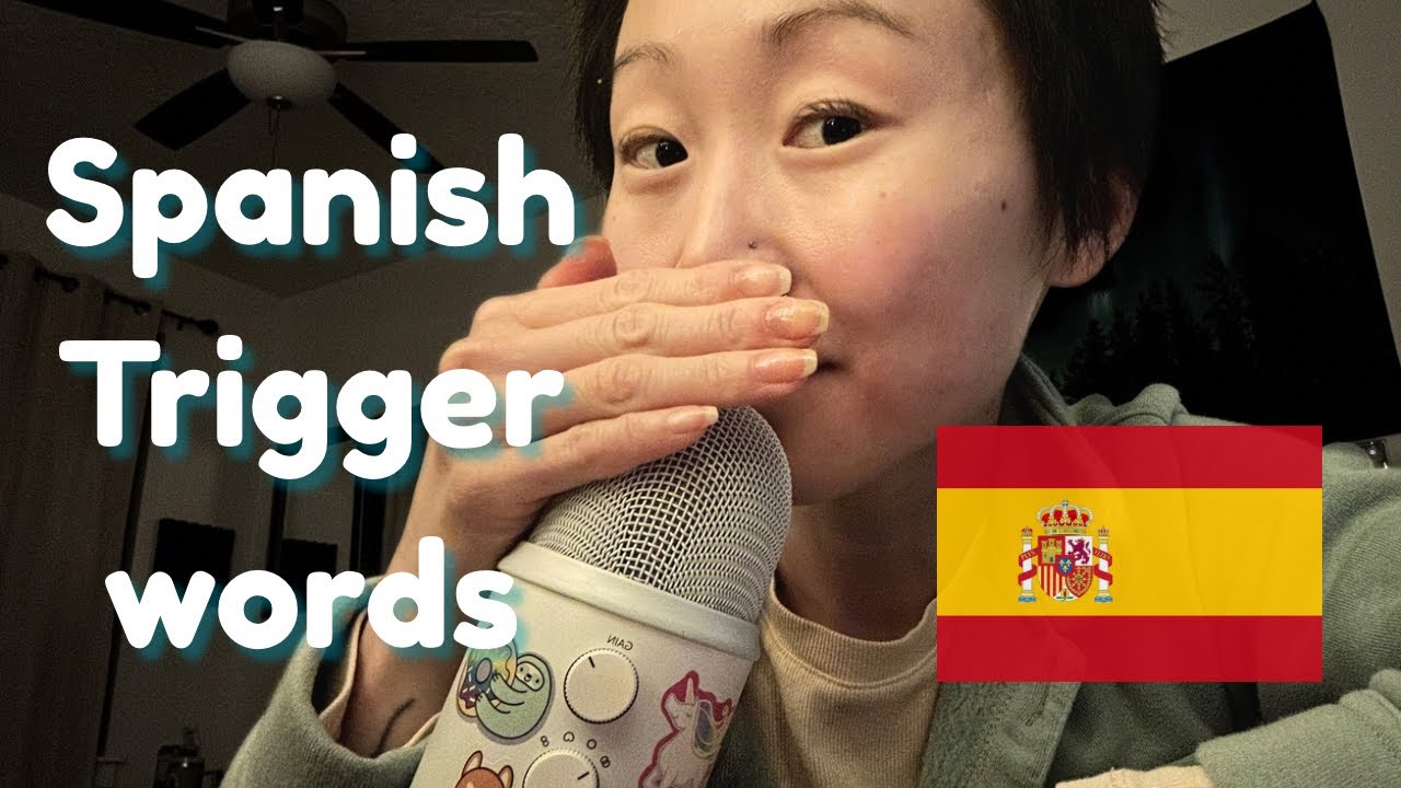 Trying ASMR in Spanish 🇪🇸 for the first time (tingly Spanish words… i tried😅)