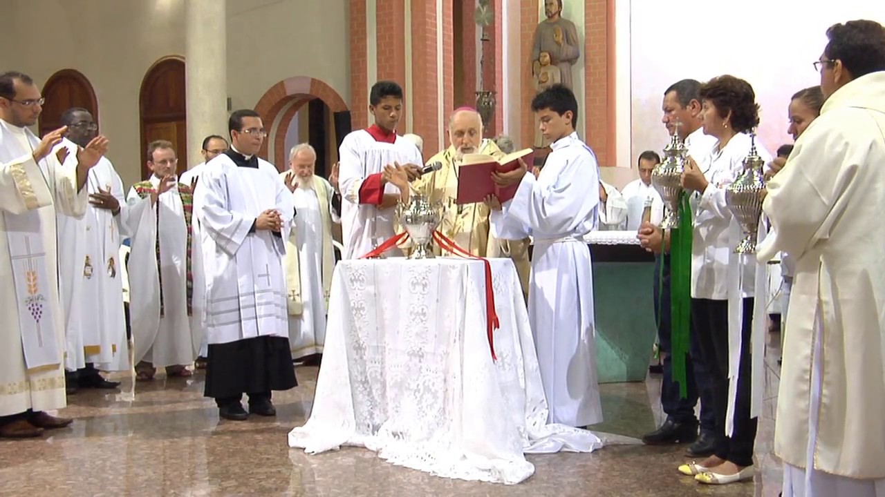 Missa dos Santos óleos Catedral Nosso Senhor do Bonfim Dia I6 04 2014