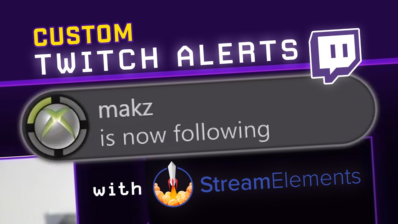 How To Make a Custom Twitch Alert on Stream Elements HTML/CSS (Xbox 360 Notification)