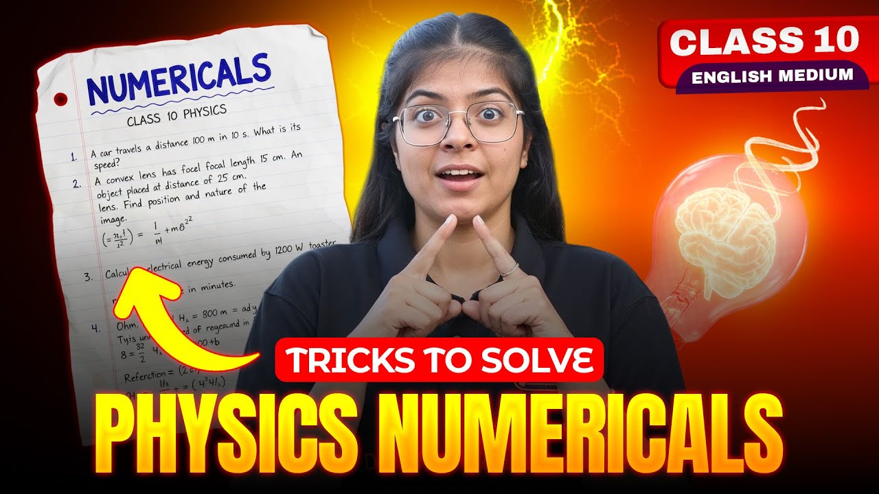 ⚡ Class 10 Physics Numericals MADE EASY! | Top Tricks to Solve Any Question 💡
