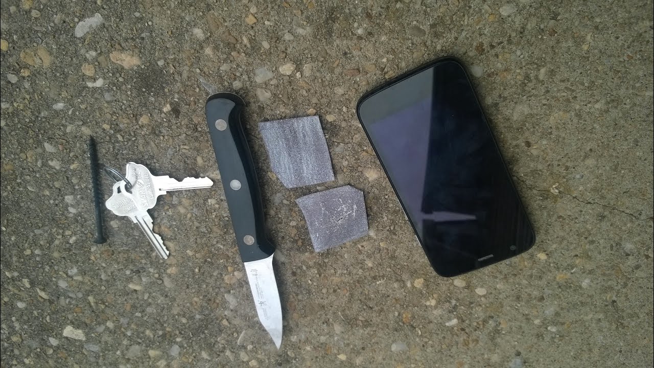 Gorilla Glass 3 Scratch Test!
