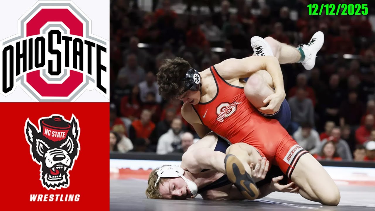 Ohio State Vs. NC State (Today) Full Duals Men's College Wrestling 2025