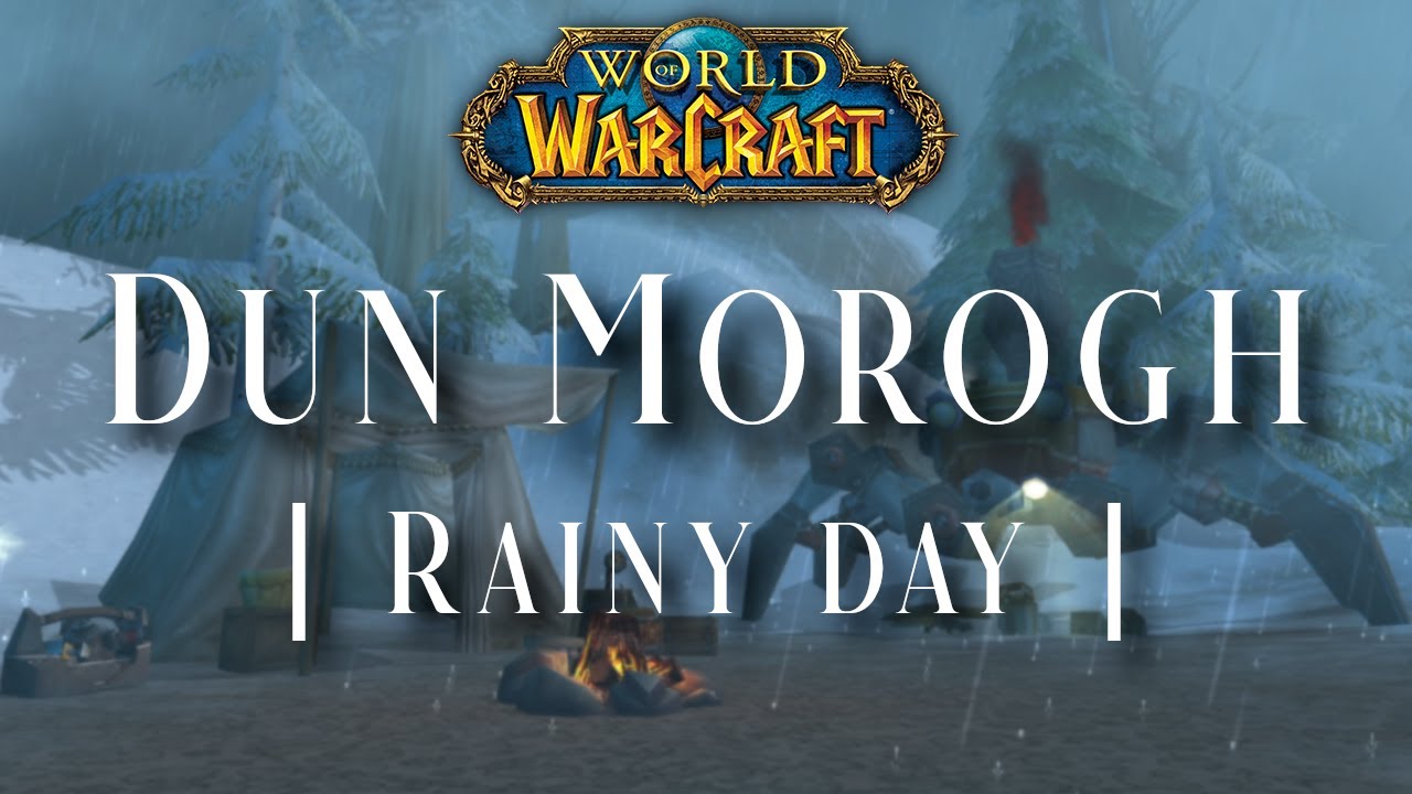 🌧️ Dun Morogh Ambience with Rain | 3 Hours of Relaxing World of Warcraft Music and Sounds 🌿🎧
