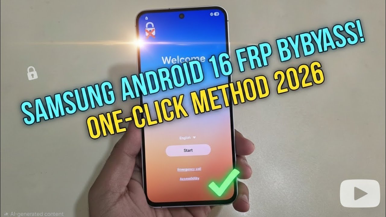 All Samsung Android 16 FRP Bypass | New One-Click Method 2026 (No PC)