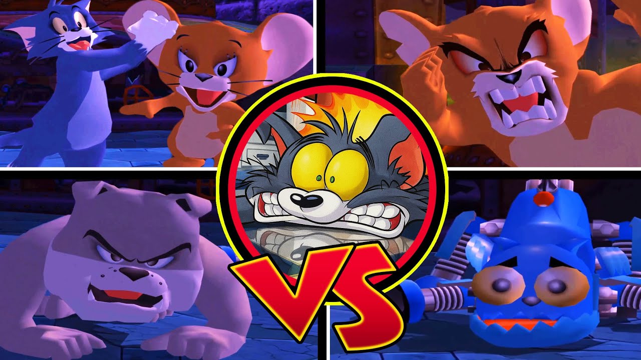 Tom & Jerry in War of the Whiskers All Bosses (PS2)