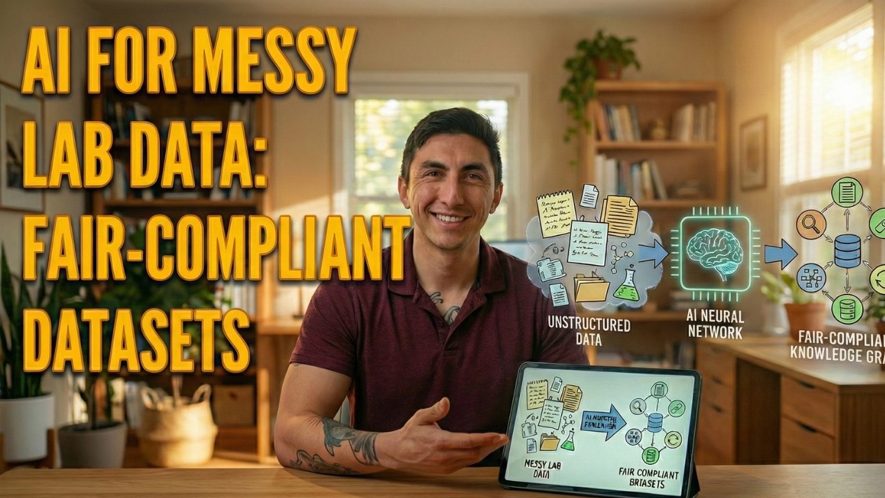 How to Use AI to Convert Messy Lab Data into FAIR Compliant Datasets