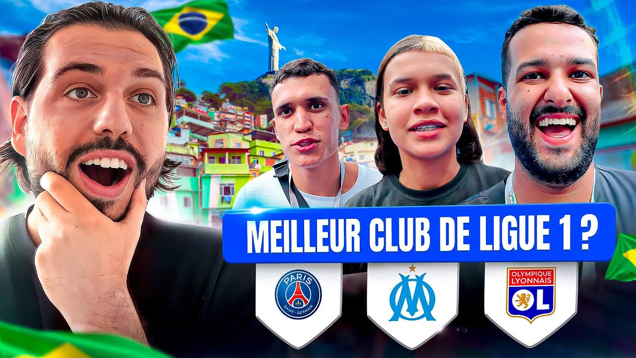 Les Br&eacute;siliens des FAV&Eacute;LAS jugent le FOOT FRAN&Ccedil;AIS !