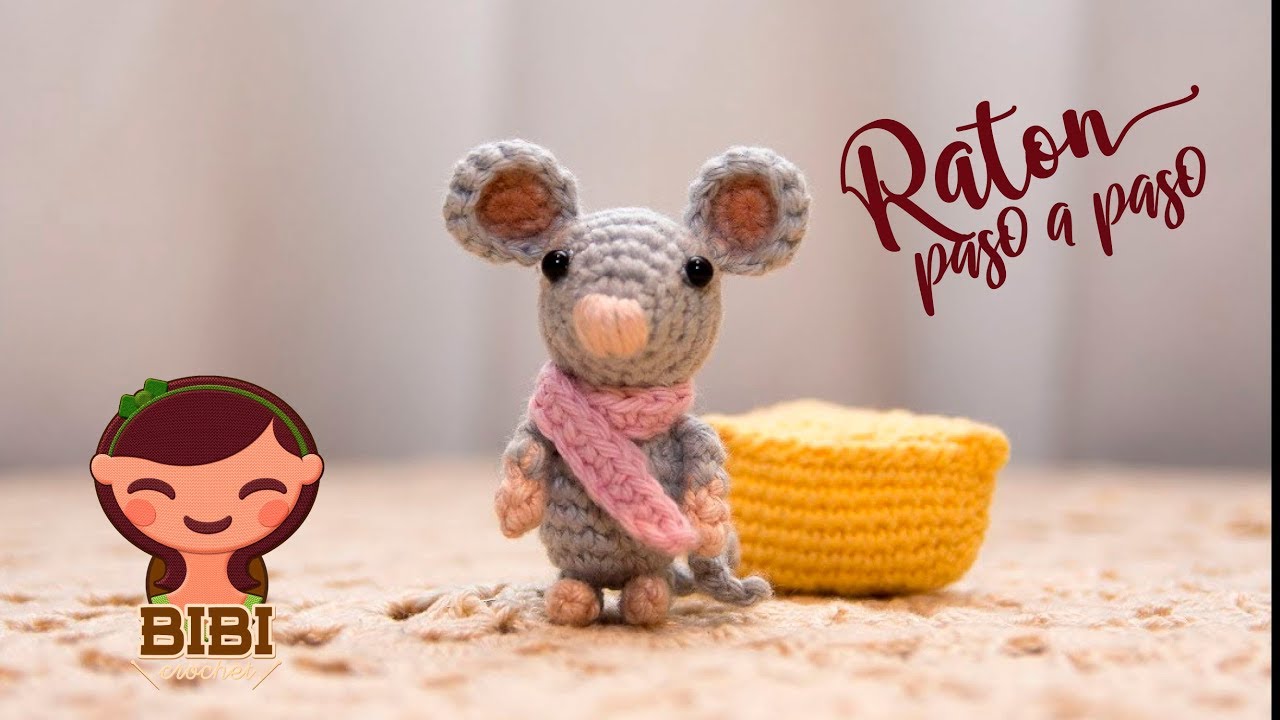 Amigurumi | como hacer un raton en crochet | Bibi Crochet