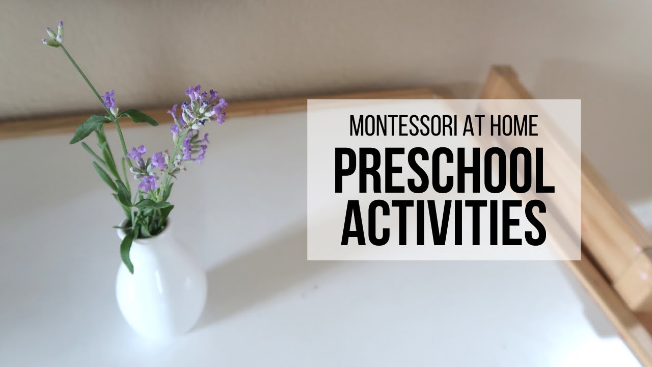 MONTESSORI AT HOME: Preschool Activities  |  Montessori Homeschool Preschool