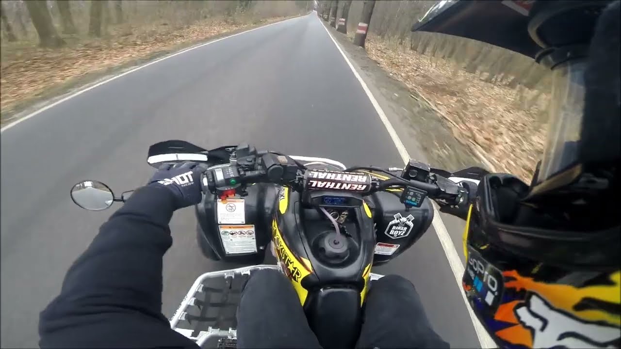 SUZUKI LTZ 400 Test nowego wydechu Dominator MX2 🔊😁 Ogień na tłoki i lecimy 😁 Jest moc 💪🔥