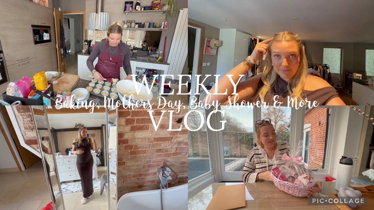 A lovely little vlog | Baking, Baby Shower, Mother’s Day, A Pamper Day & Our 6 Year Anniversary 