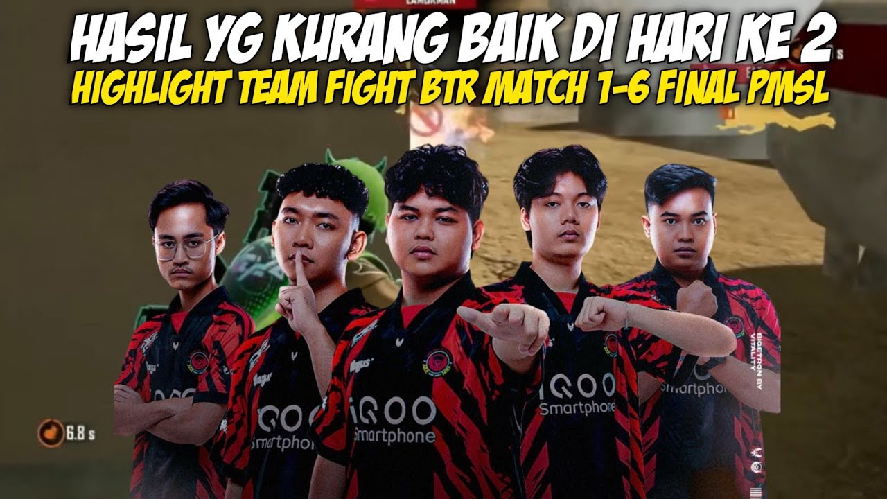 GAMEPLAY BTR DAY 2 GRAND FINAL PMSL SEA FALL 2025 HIGHLIGHT MATCH 1-6