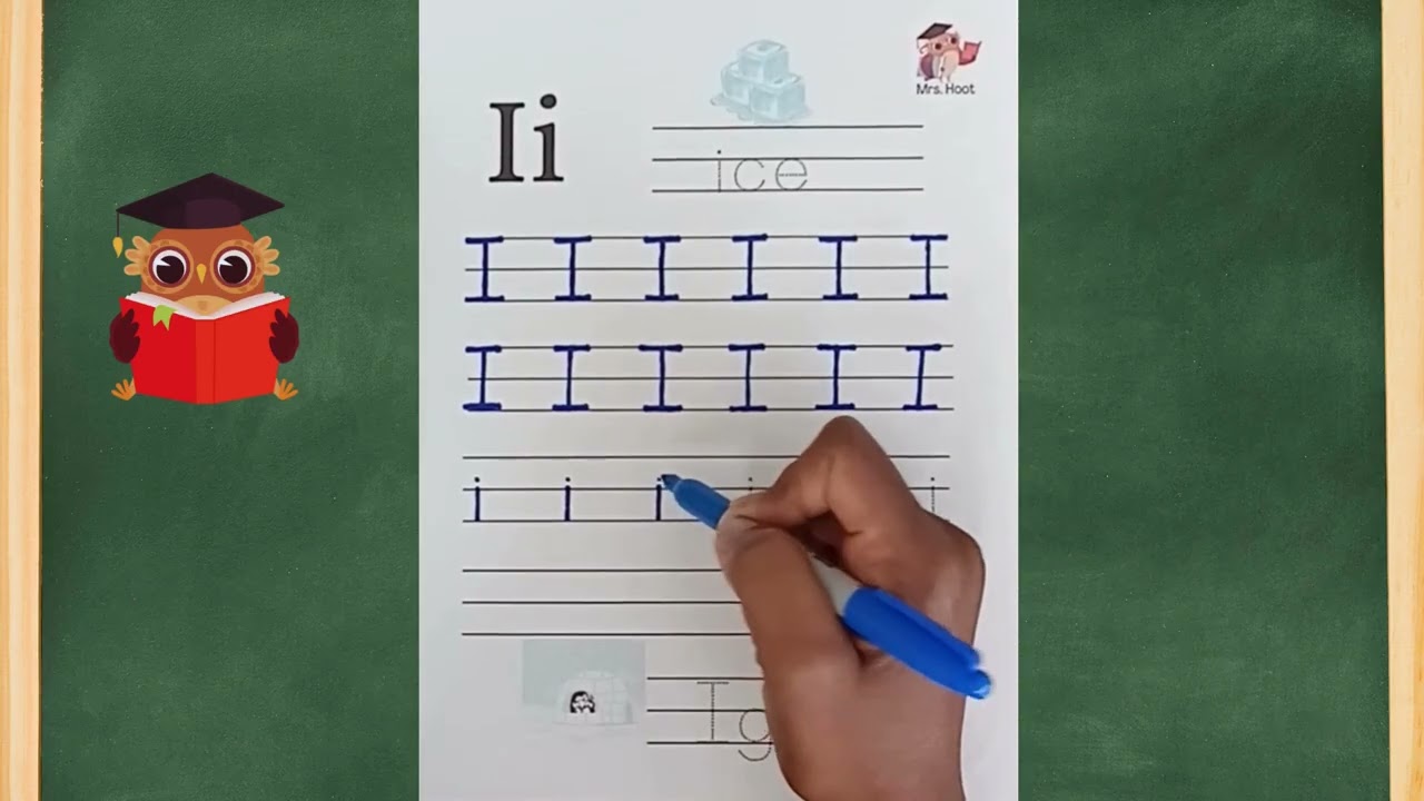 Letter I Tracing ✏️ Learn Uppercase & Lowercase I | Handwriting Practice for Kids