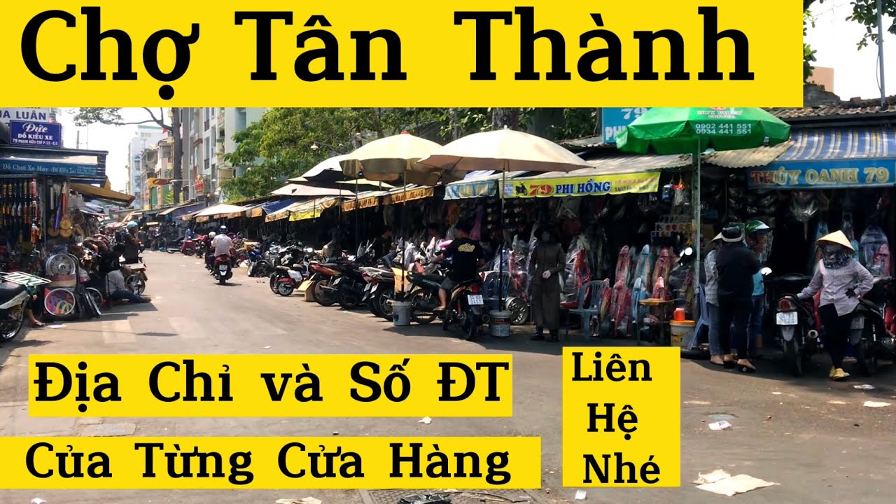 Chợ Tân Thành | Chợ Phụ Tùng Xe Và Đồ Chơi Xe Lớn Nhất Việt Nam #ChợViệtTV