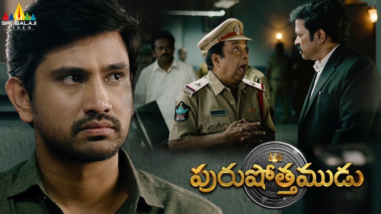 Brahmanandam and Brahmaji Hilarious Comedy in Police Station | Purushothamudu Movie Comedy Scenes