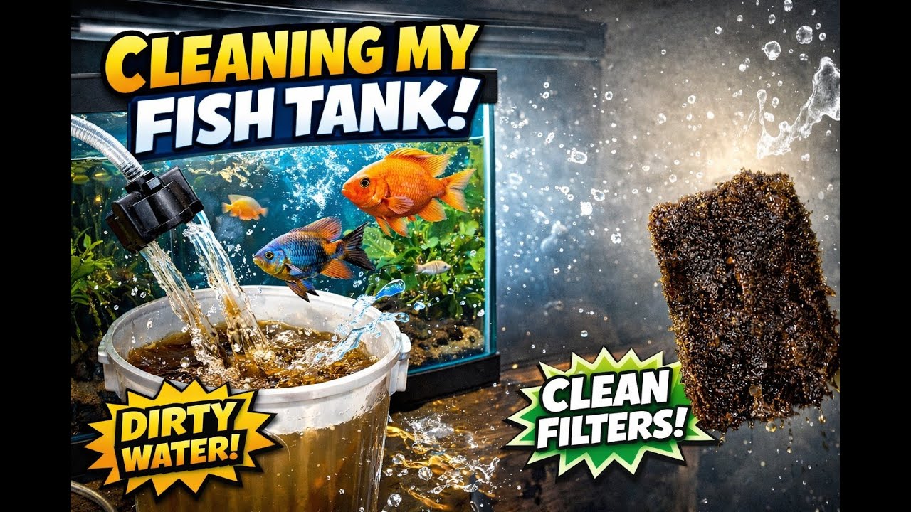Water Change and first video!!!!!!