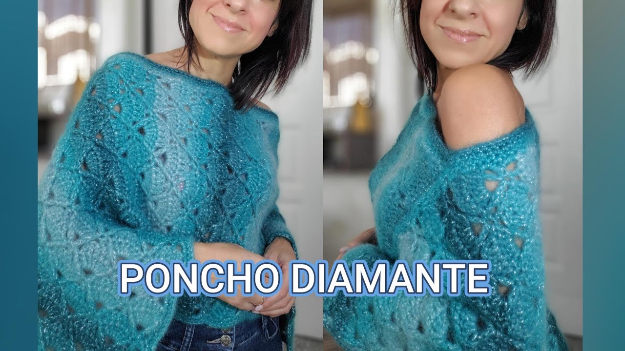 PONCHO DIAMANTE A UNCINETTO